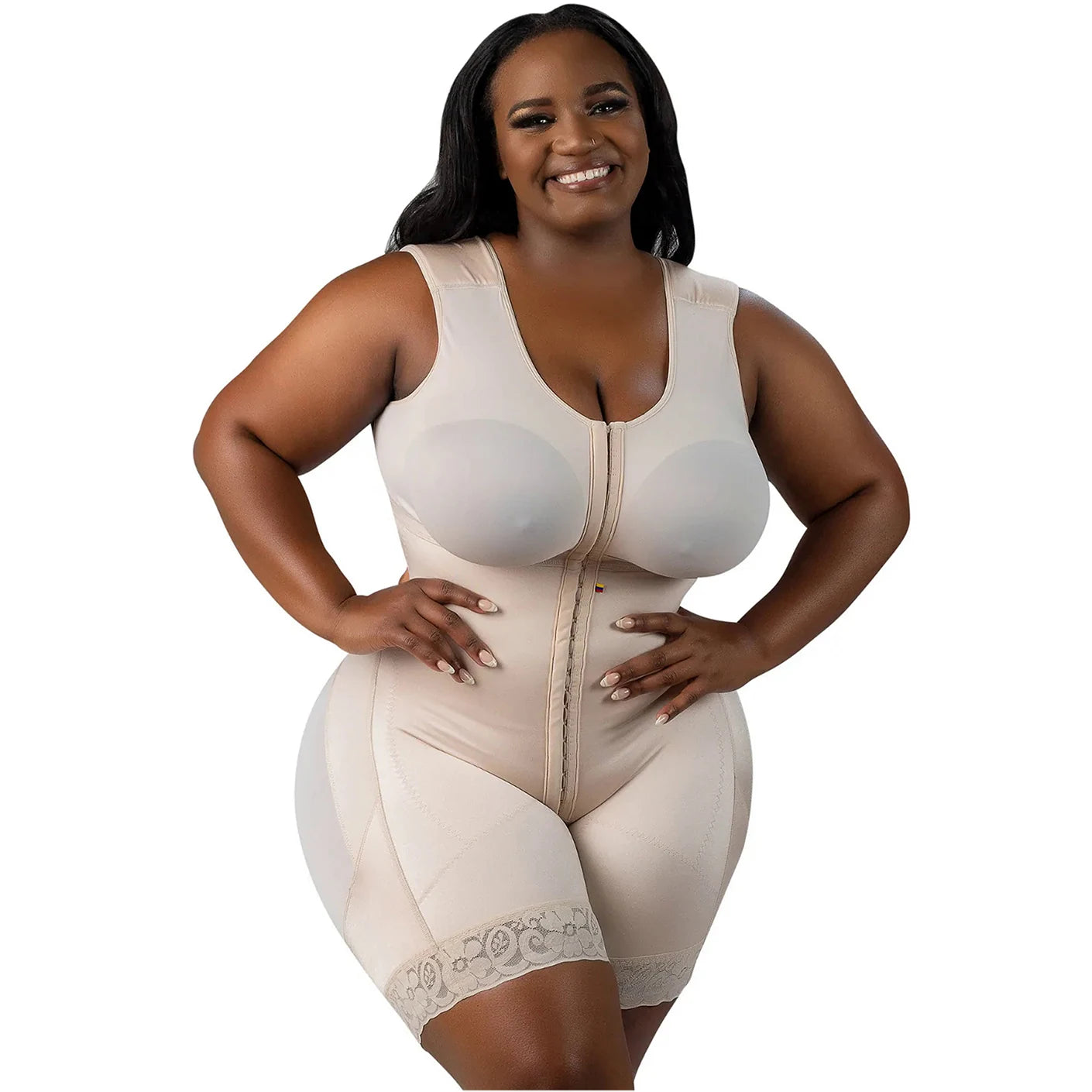 GETOUT Best Shapewear For Fupa Plus Size Strapless Shapewear With