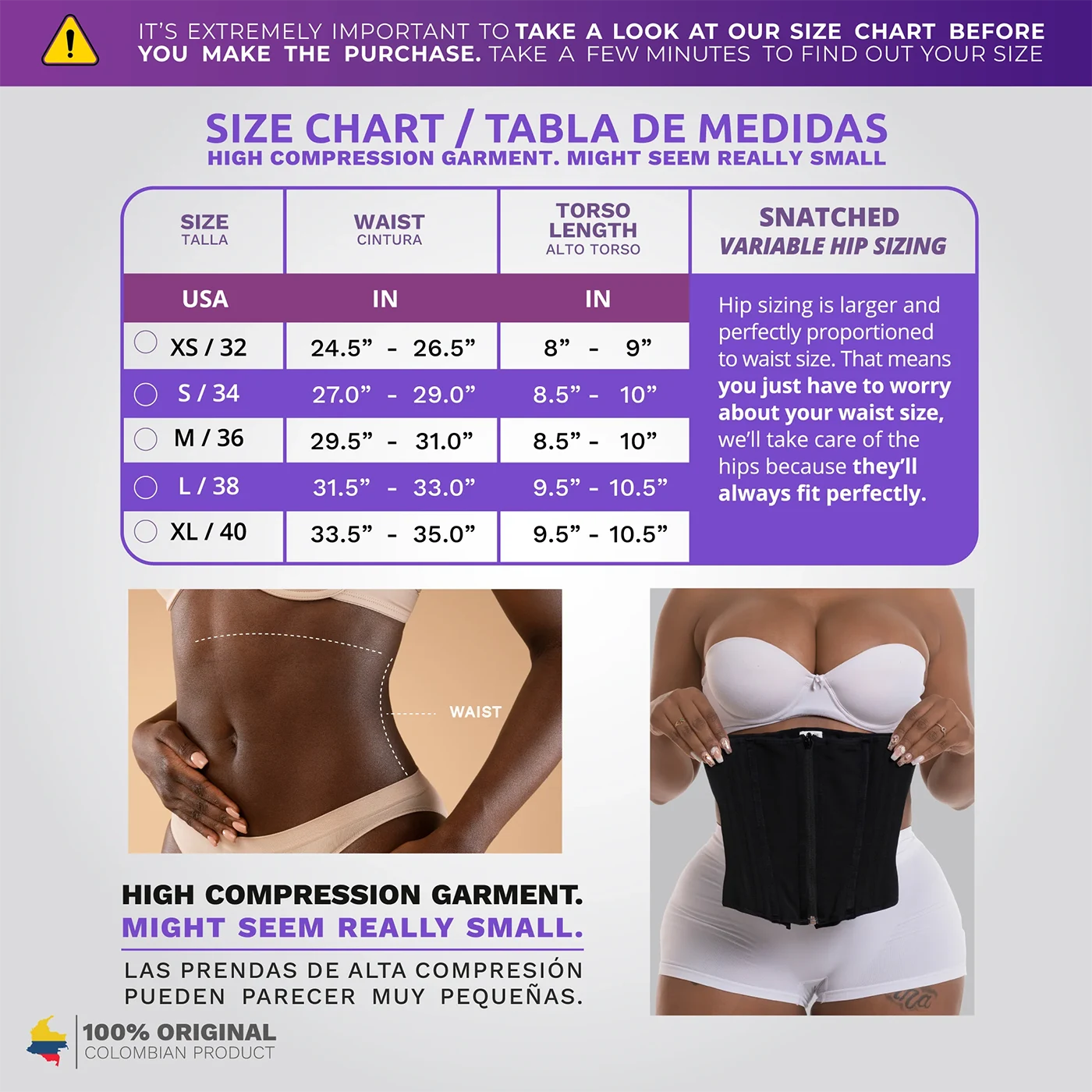 Fajas Cinturillas Colombianas Tummy Control Waist Cincher for