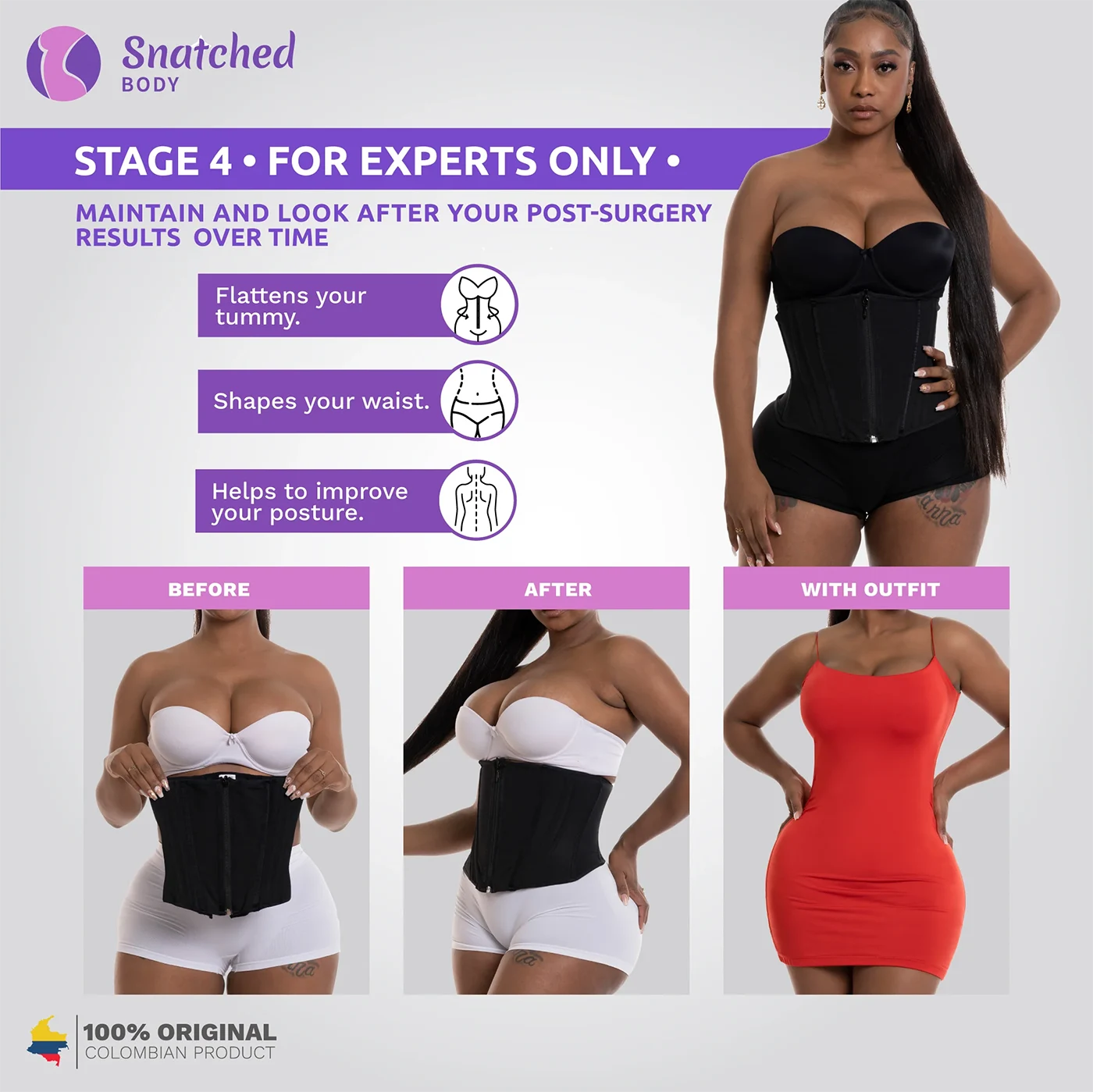 If you desire to have a snatched waist, Berbie Beauty waist snatcher is all  you need ‼️ Helps you achieve that super sexy waistline a