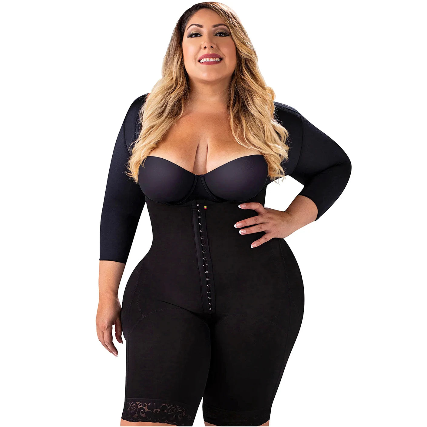 Fajas Colombianas Post Surgery Compression Shapewear for Women Tummy  Control Body Shaper, Butt Lifter Plus Size Bodysuits (Color : Skin, Size 