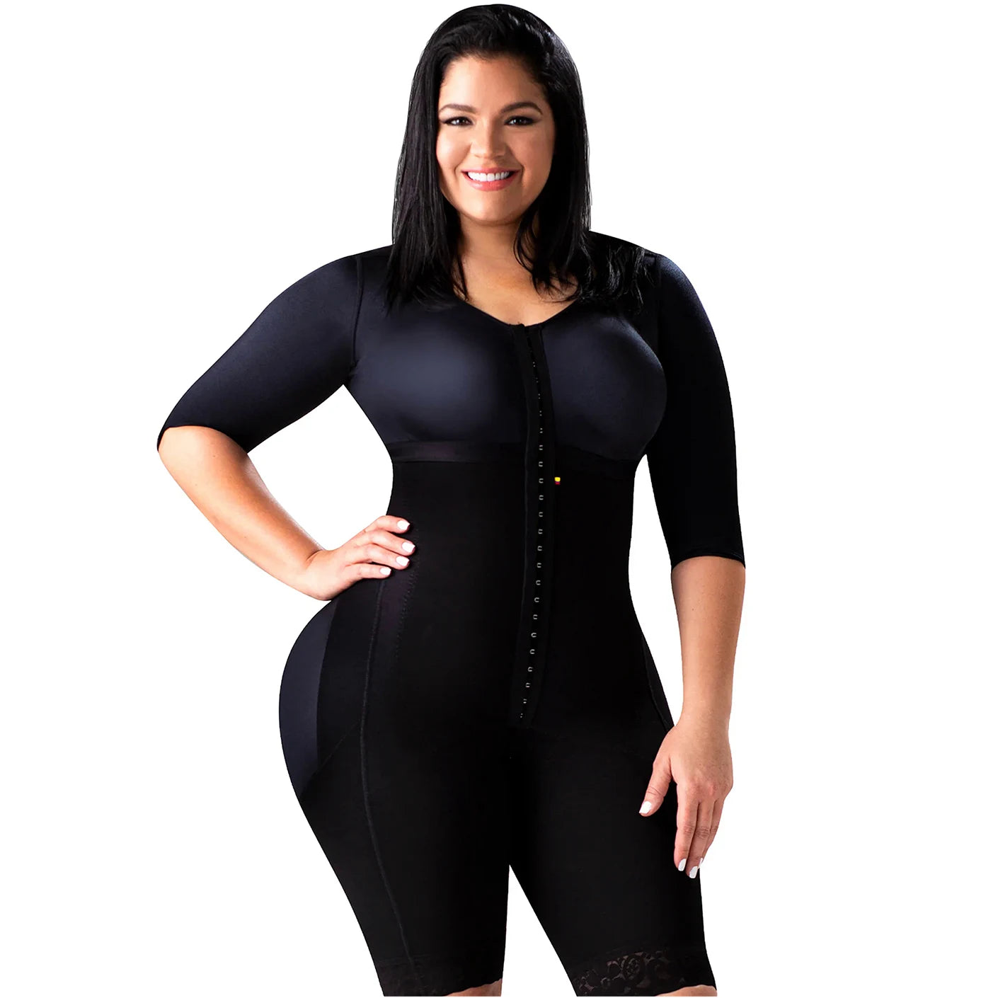 Colombian Womens Full Body Big Shaper With High Compression, Long